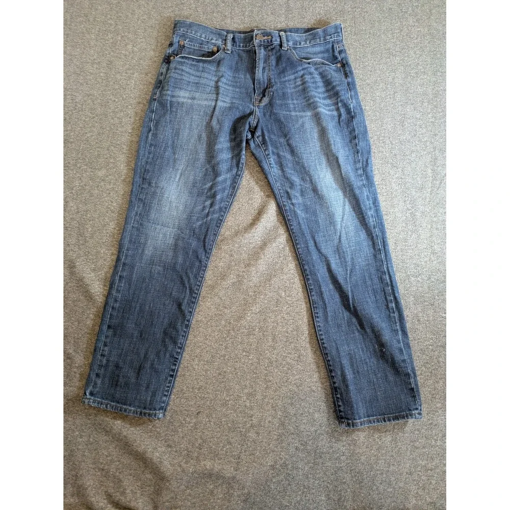 Lucky Brand Mens 121 Slim Fit Stretch Blue Jeans size 34x30 Soft Denim Pants